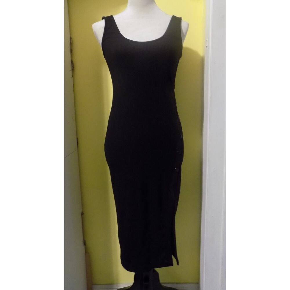 Urban Outfitters Black Button Dress